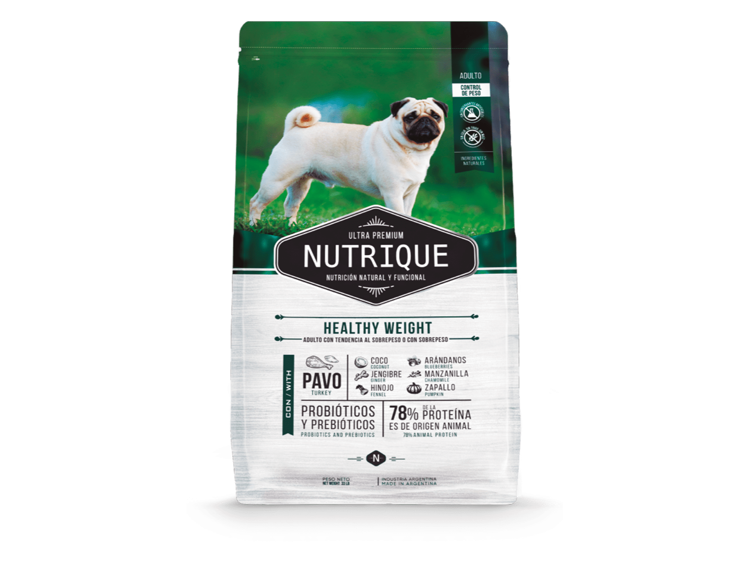 Nutrique perro peso saludable