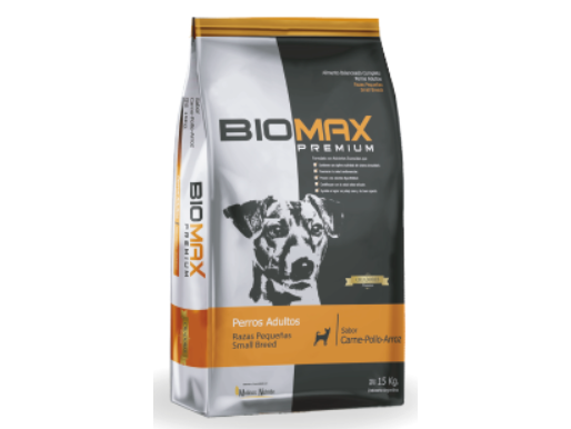Biomax perro adulto razas pequeñas 15 KG
