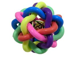 JUGUETE PELOTA ENREDADA GOMA