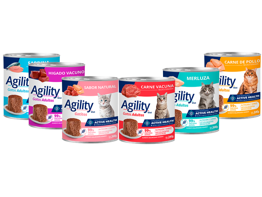 AGILITY gato - Lata 340 gr