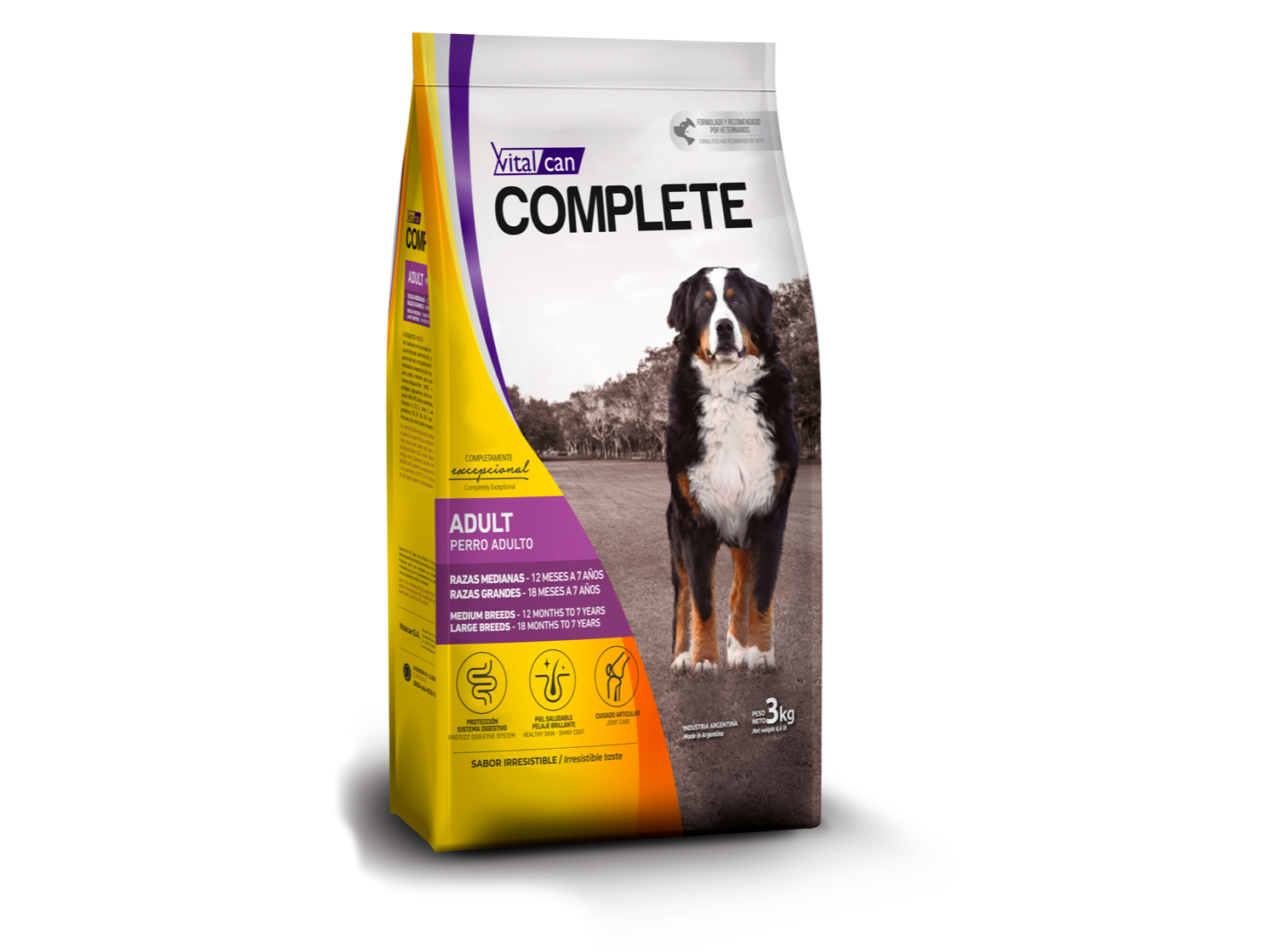 Complete perro adulto razas medianas y grandes 20 KG + 2 KG DE REGALO
