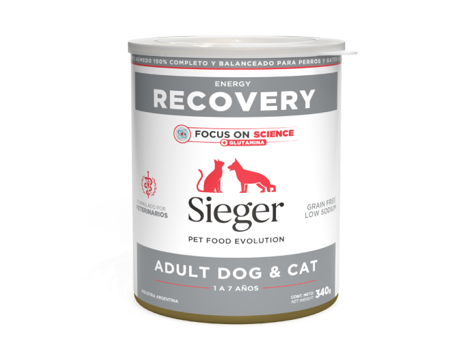 Sieger Perros y Gatos Adultos Energy Recovery 340 GR