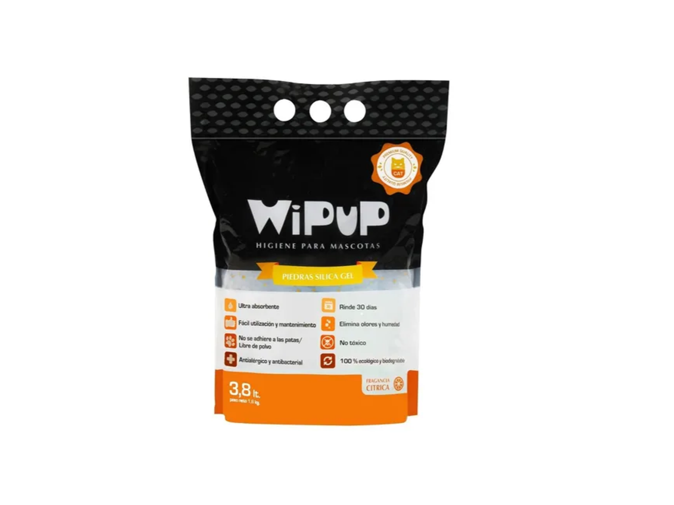 WIPUP silica gel piedras sanitarias 3.8 lt