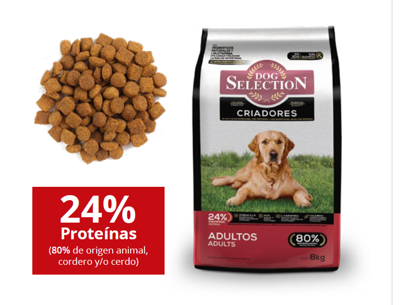 Dog Selection criadores 21 KG + 3 KG DE REGALO
