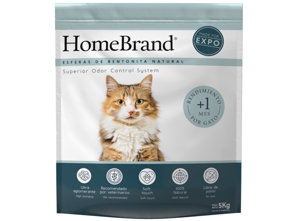 ARENA AGLOMERANTE HomeBrand esferes de bentonita 5 KG