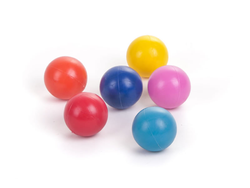 PELOTA PLASTICA MACIZA SABOR VAINILLA