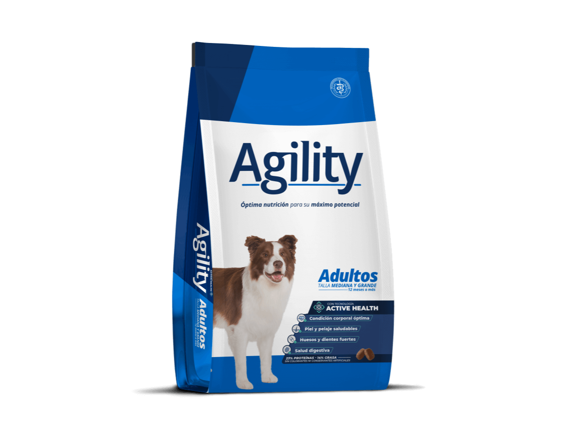 Agility perro adulto razas medianas y grandes 20+2 KG