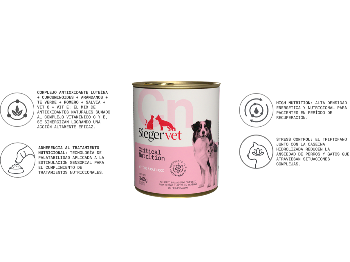 SIEGER CRITICAL NUTRITION - LATA 340 GR