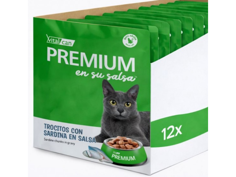 VITALCAN PREMIUM GATO - SOBRE 85 GRS