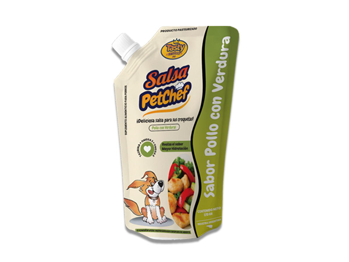SALSA PETCHEF SABOR POLLO Y VERDURAS