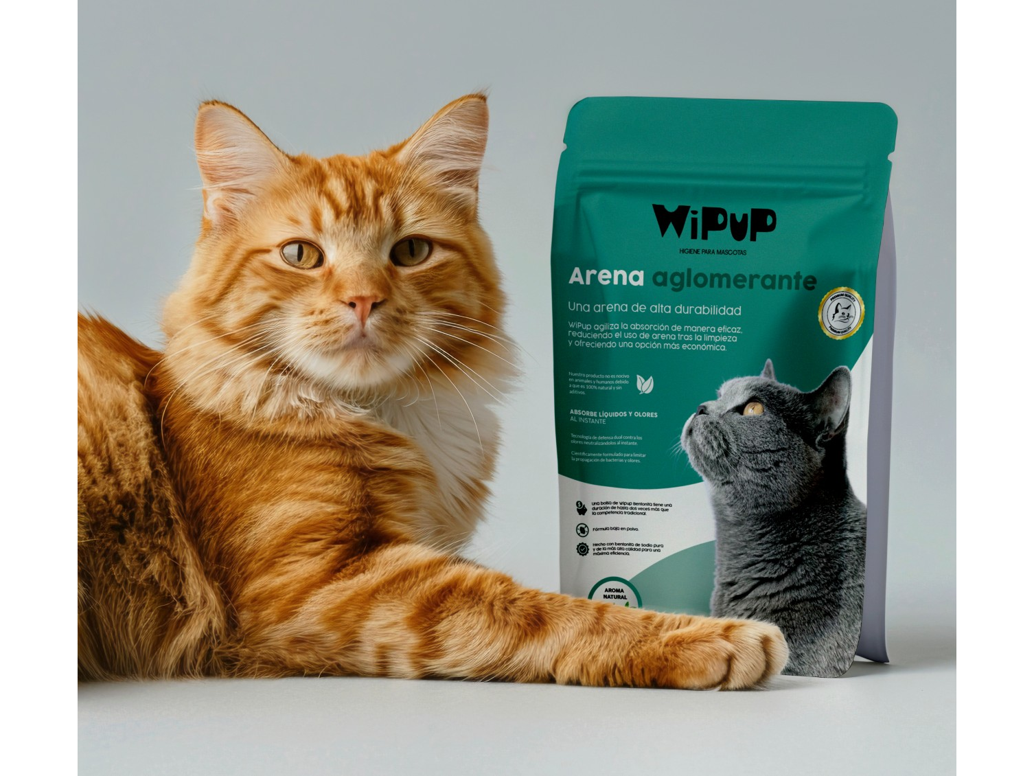 WIPUP ESFERAS AGLOMERANTES DE BENTONITA 5 KG