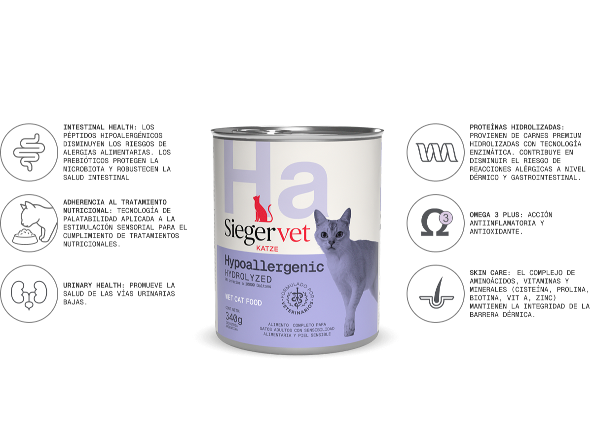 SIEGER VET HYPOALLARGENIC - LATA 340 GR