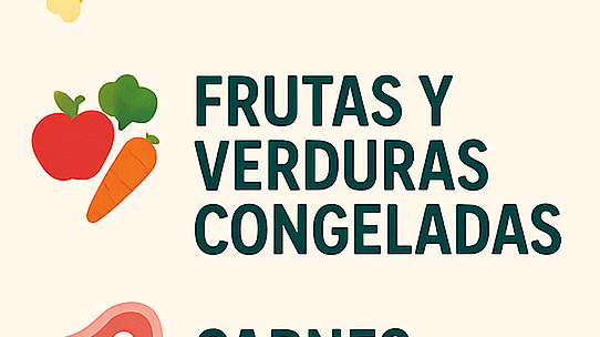 FRUTAS Y VERDURAS CONGELADAS