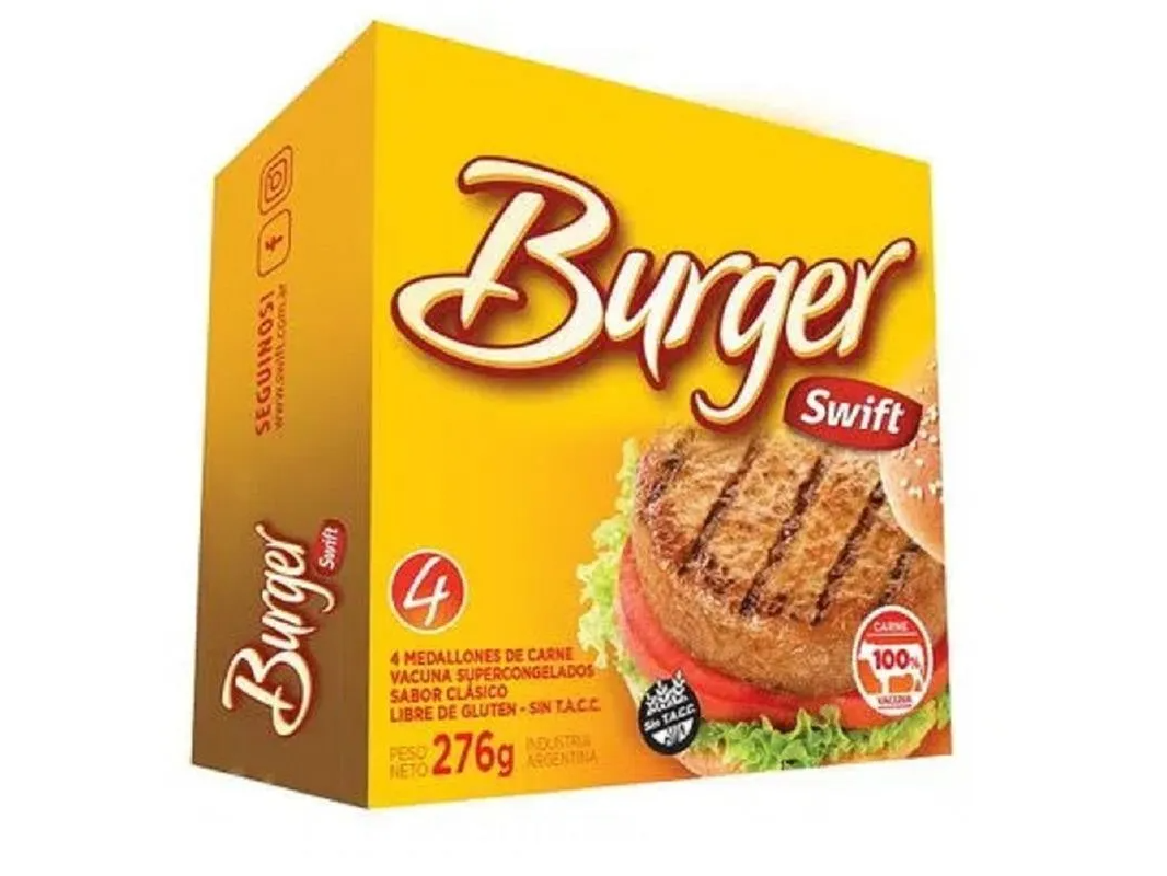 CAJITA HAMB. MED. SWIFT 2X2X69GR