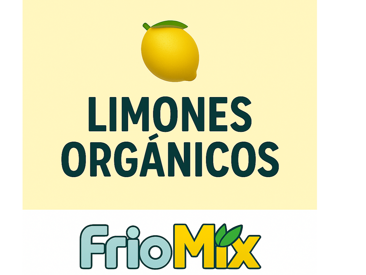 1KG LIMONES ORGÁNICOS (4 UNIDADES)
