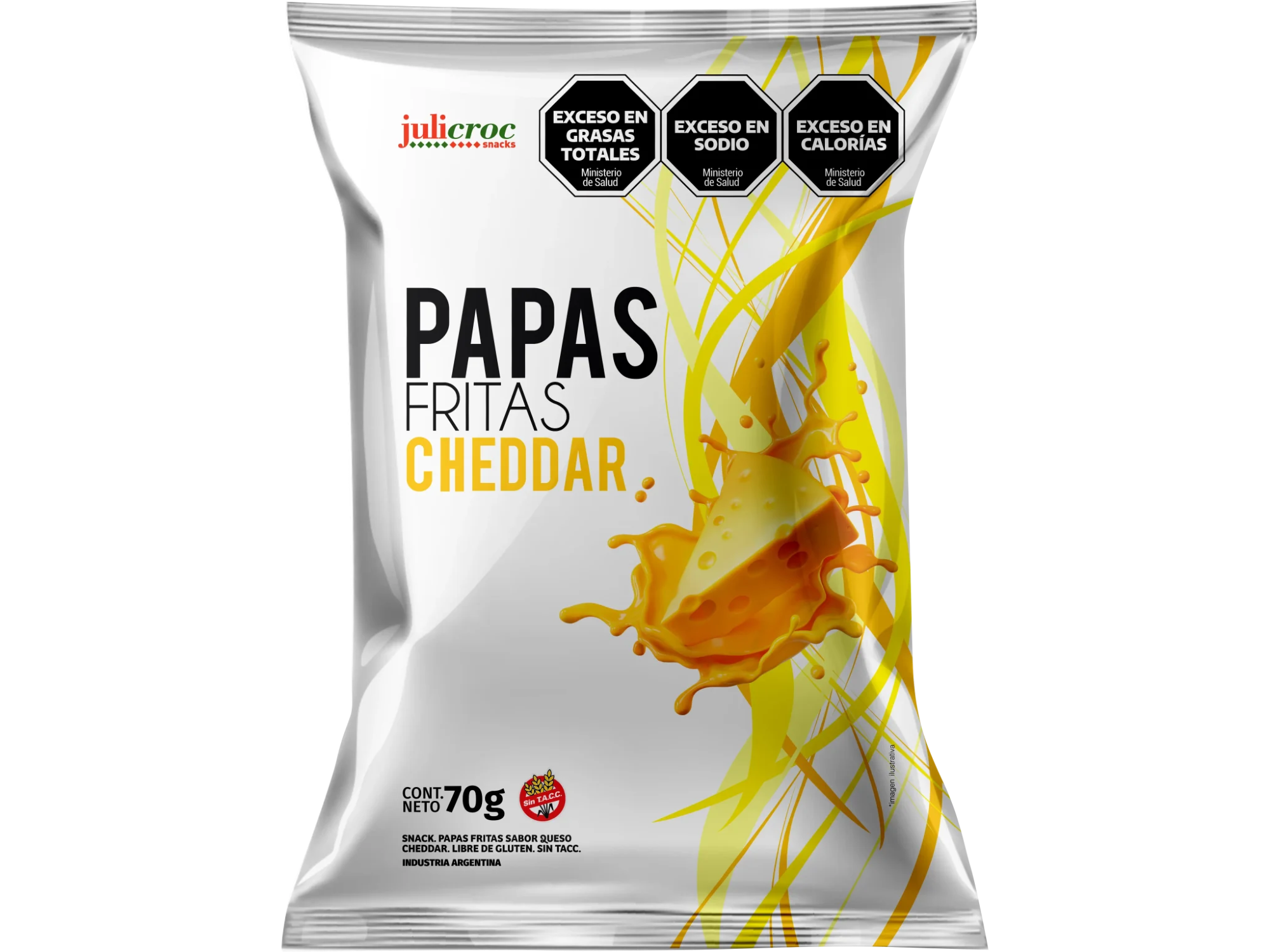 PAPAS FRITAS JULICROC CHEDDAR