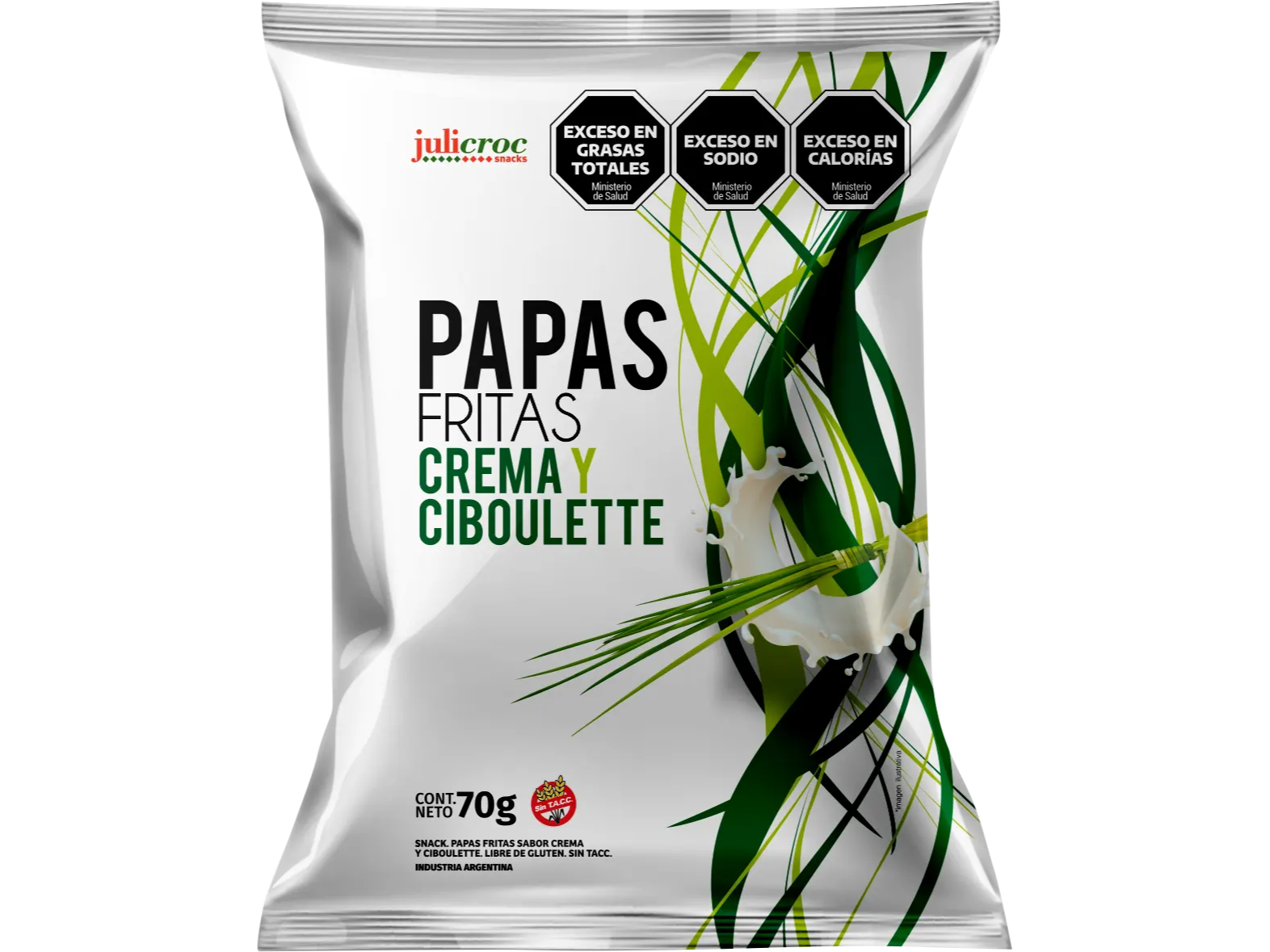 PAPAS FRITAS JULICROC CREMA Y CIBOULETTE