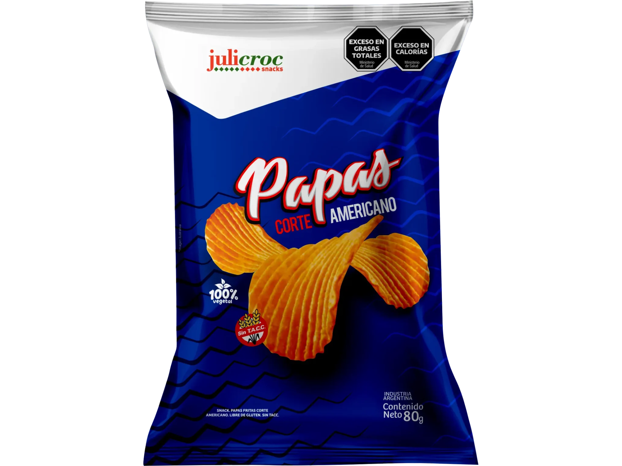 PAPAS CORTE AMERICANO JULICROC 80GRS