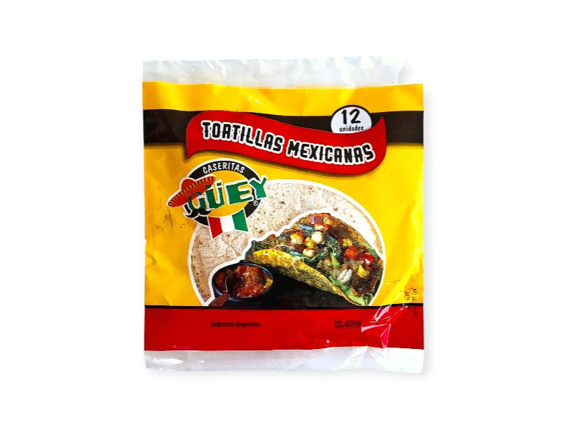 TORTILLAS MEXICANAS GUEY X 12 UNIDADES