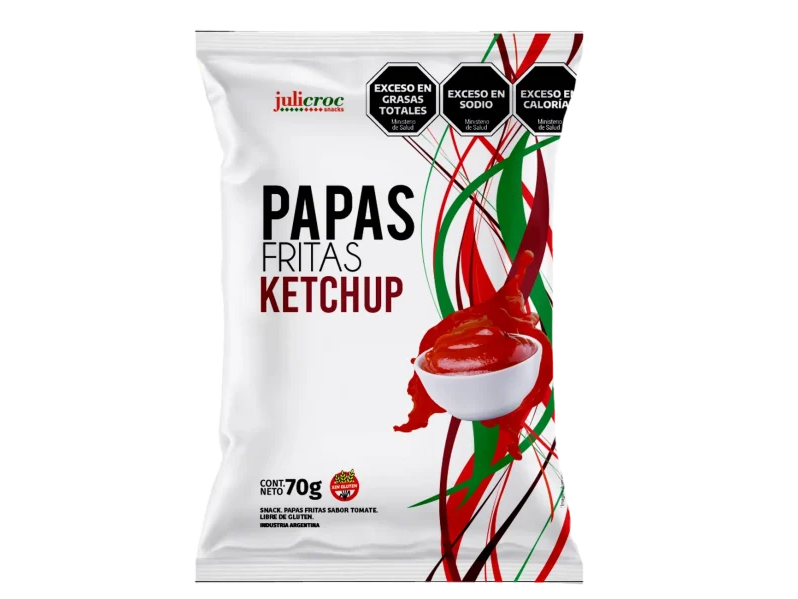 PAPAS FRITAS JULICROC KETCHUP