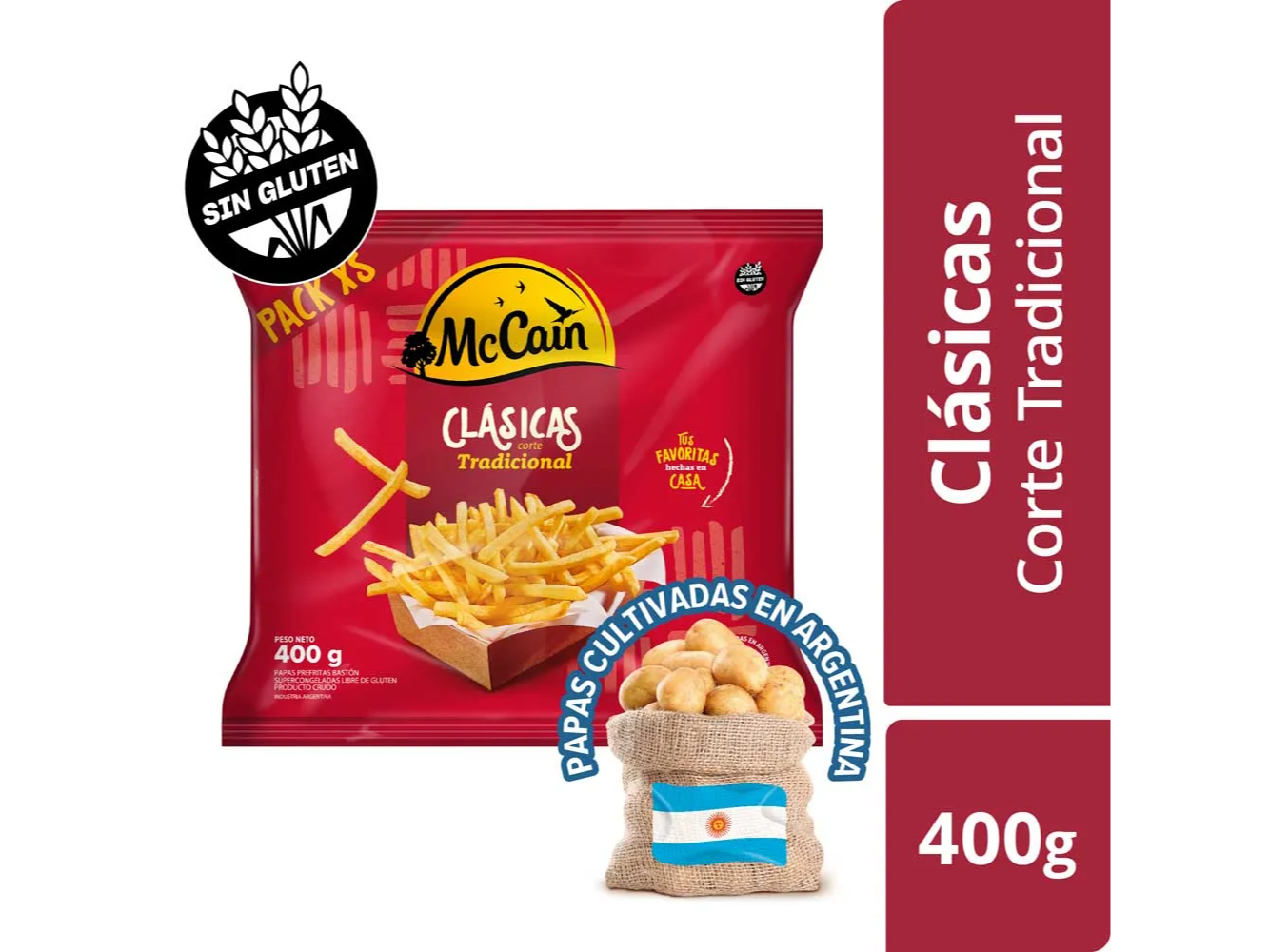 PAPAS MC CAIN TRADICIONAL 400GR