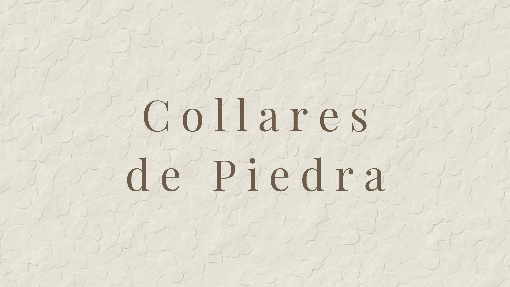 Collares de piedra