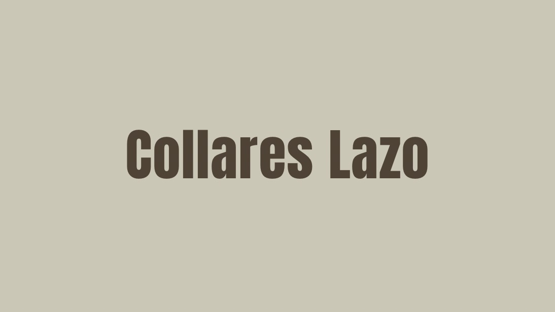Collares con lazo