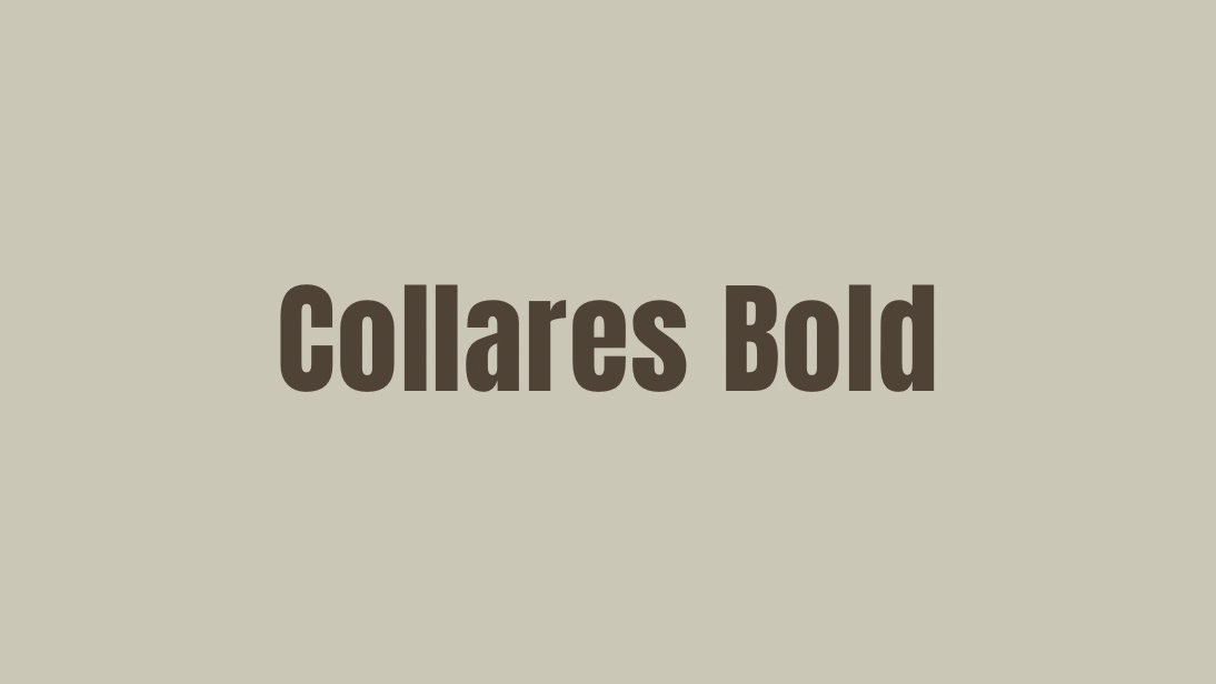 Collares bold