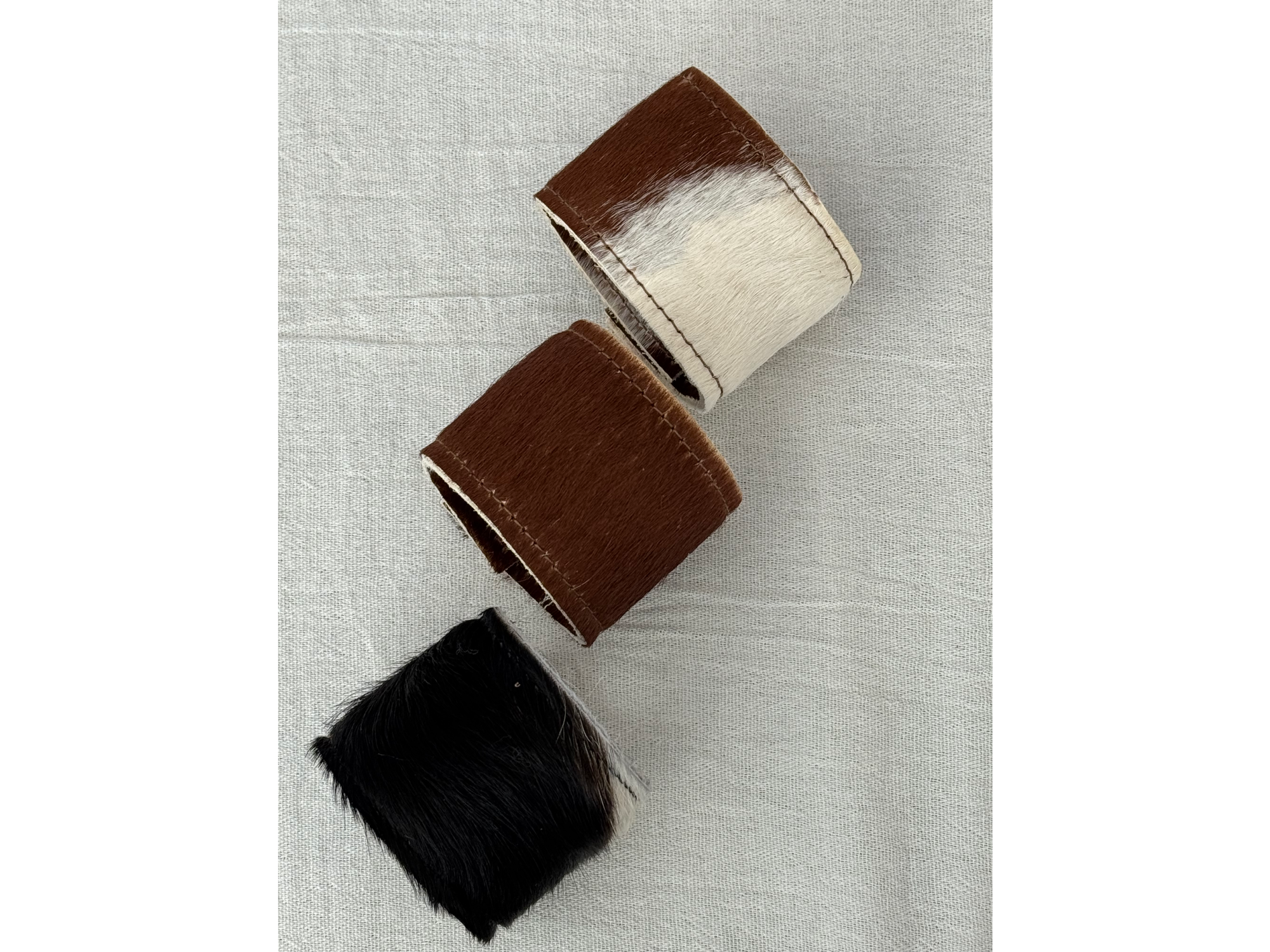 Pulseras de Cuero y Pelo