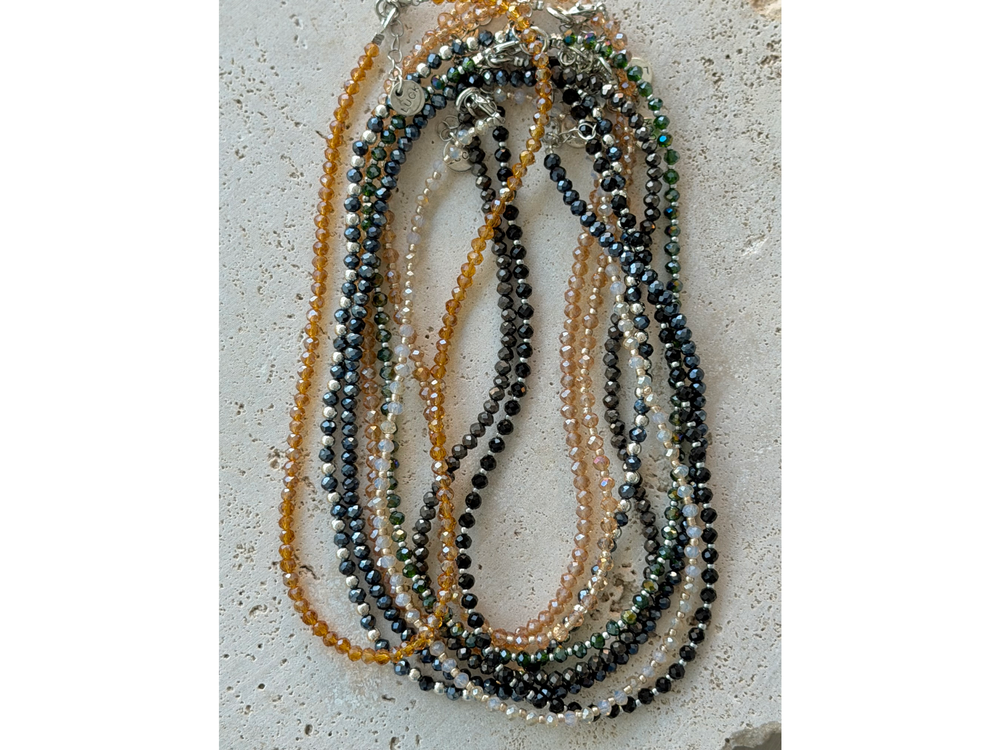 Collares de Cristal x 2 unidades