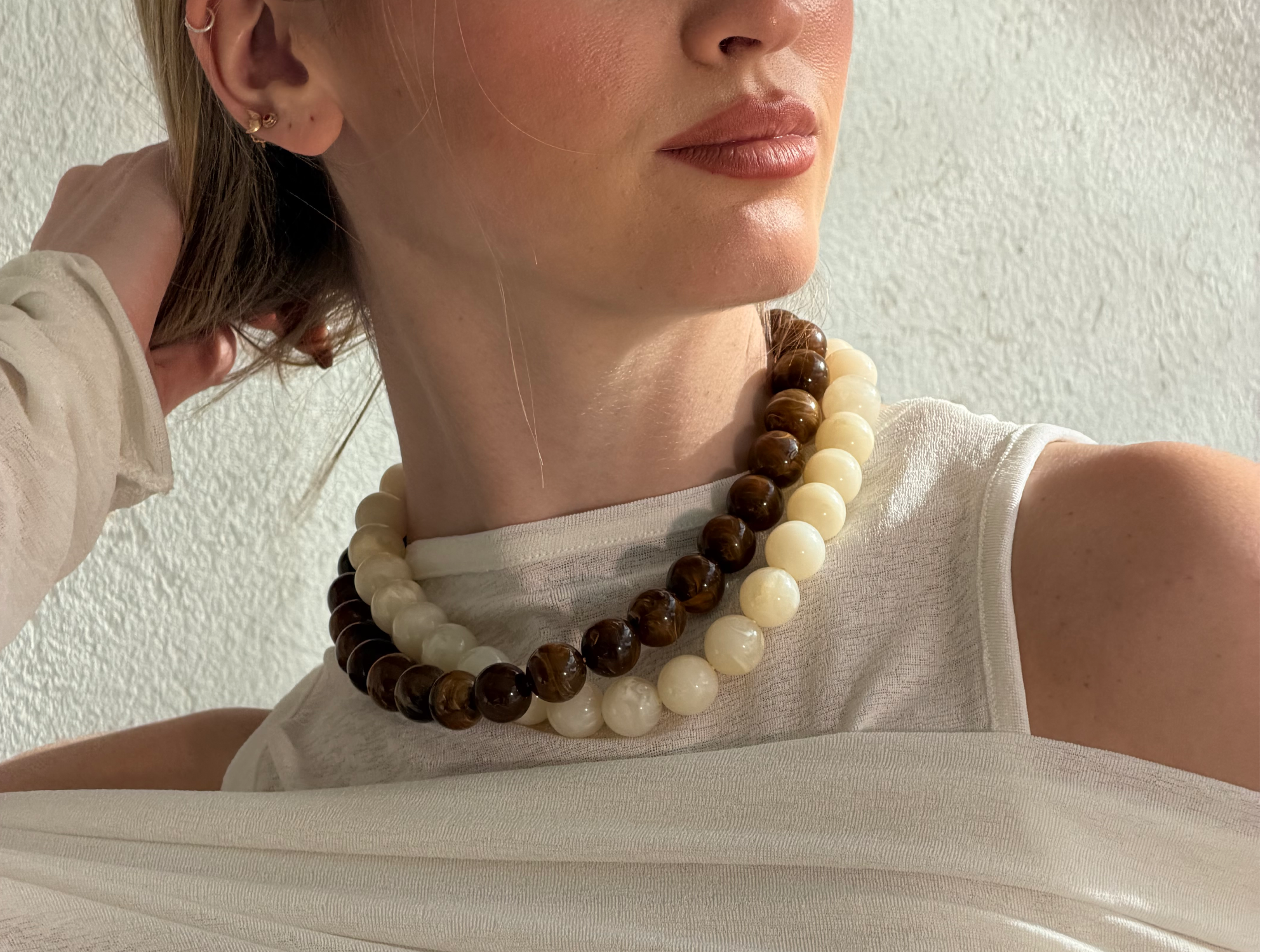 Collar Bold Chocolate Simple