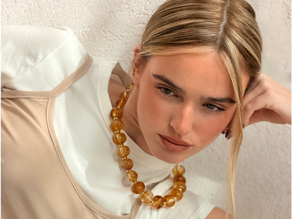 Collar Bold Miel
