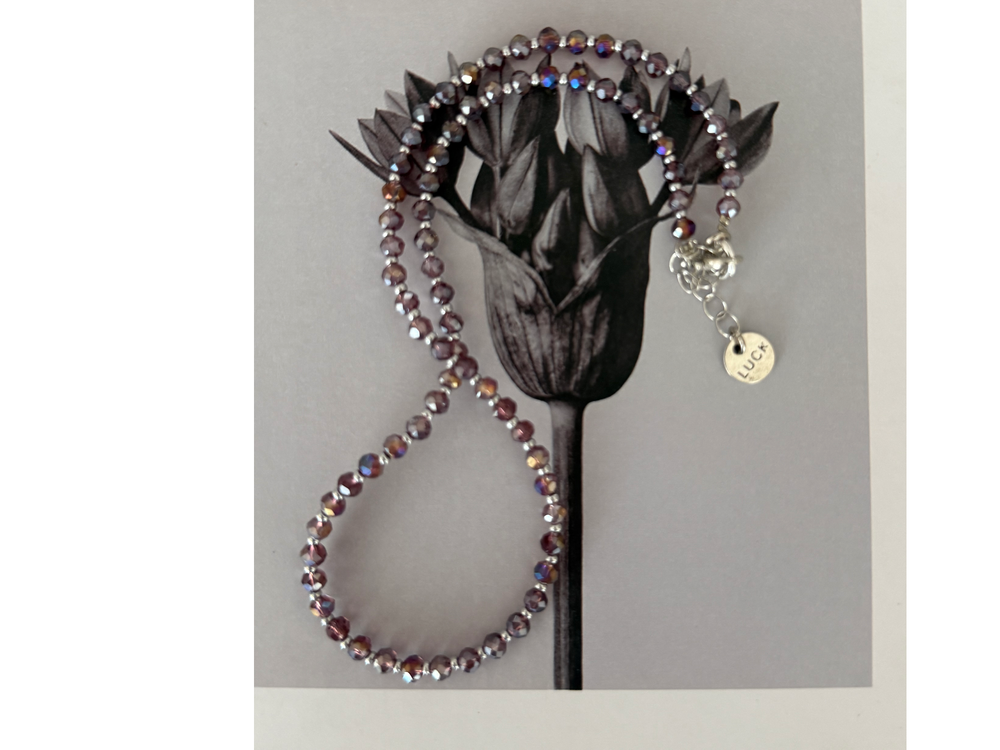 Collar Cristal Mora Facetado