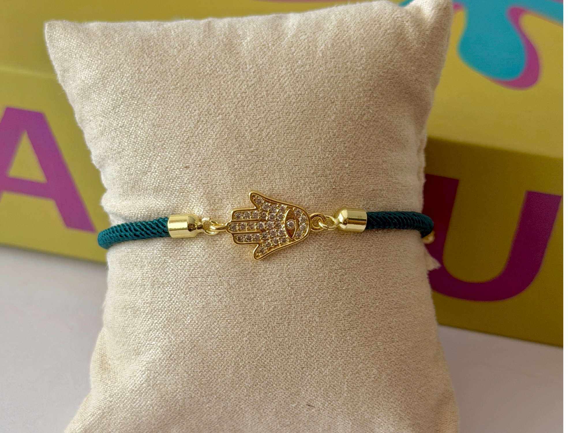 Pulsera Cordón Hamsa