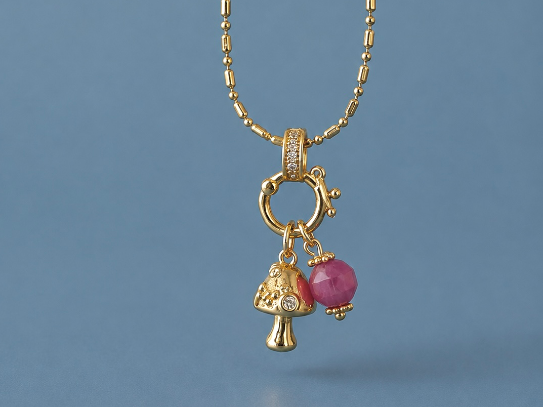 Cadena Honguito Charm