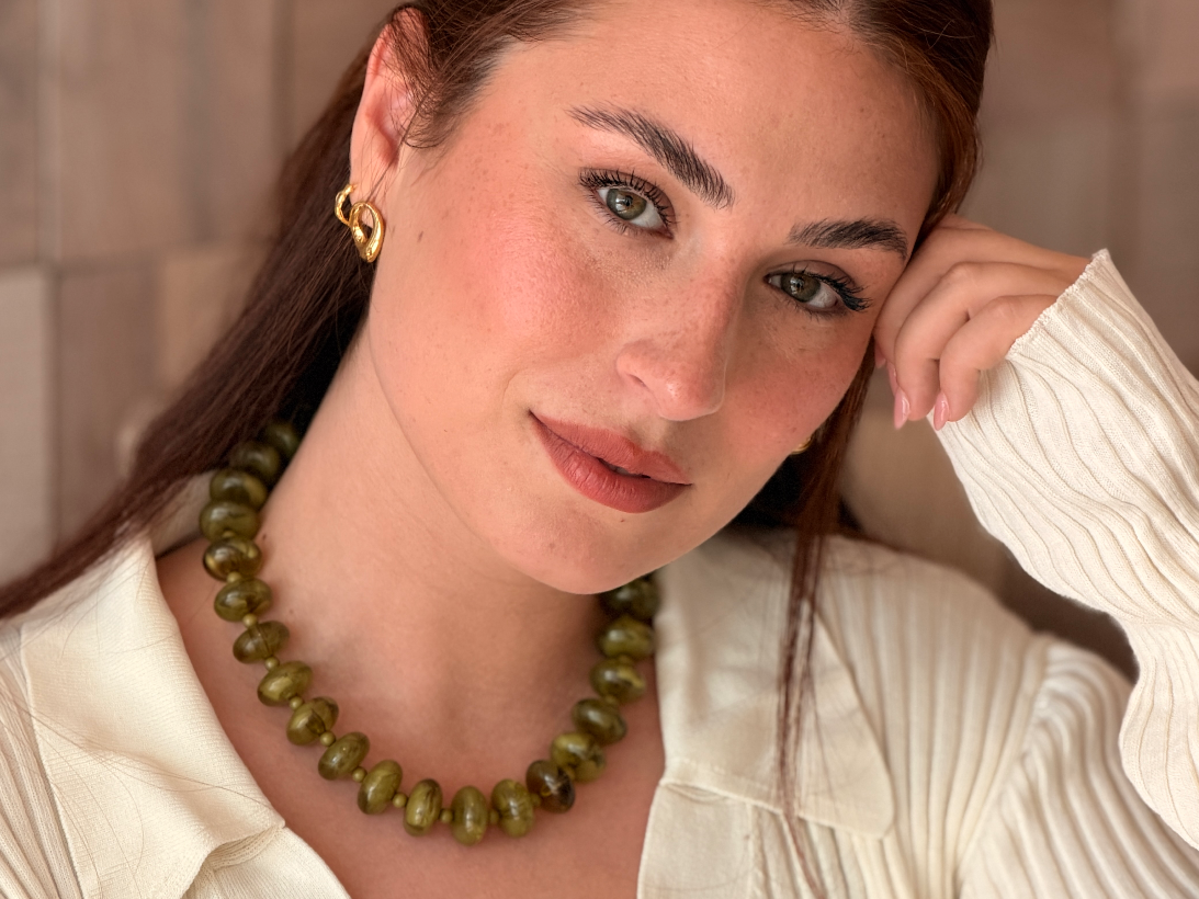 Collar Bold Verde Claro