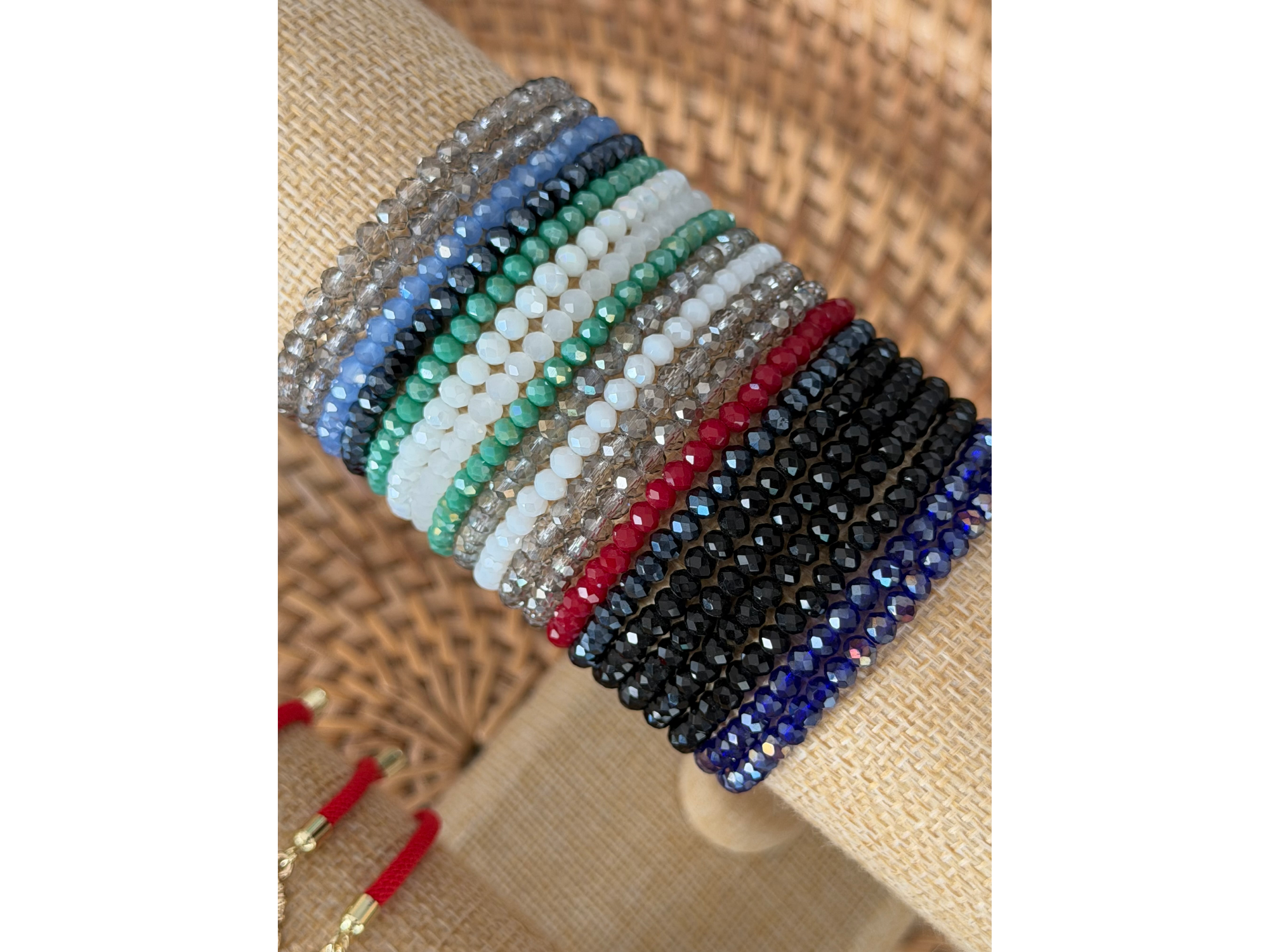 Pulseras Cristal x 3 unidades
