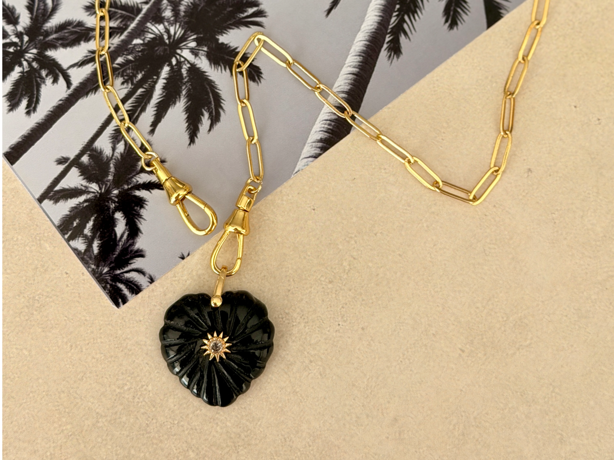 Cadena Coração Preto