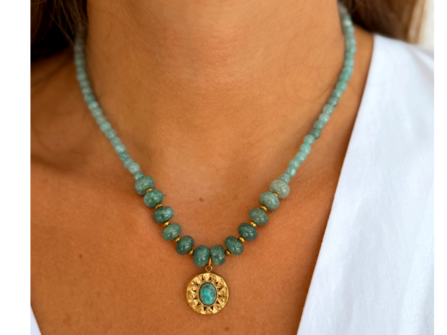 Collar de Piedras Samsara