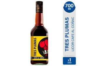 Licor 3 Plumas - Cafe al Coñac