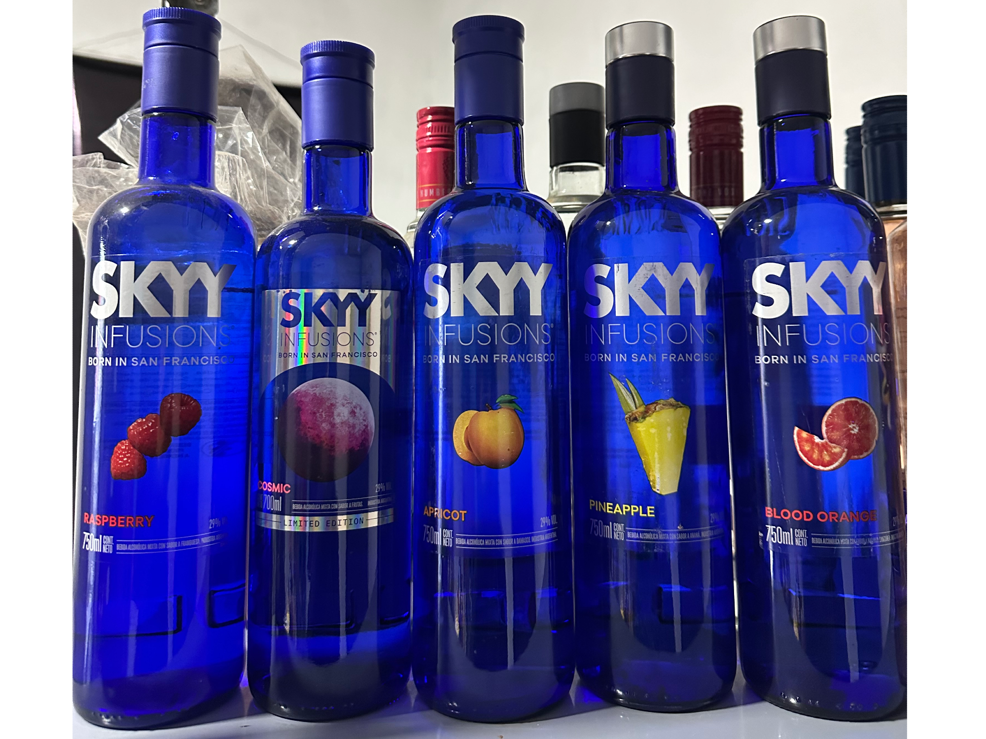 Vodka Skyy saborizado