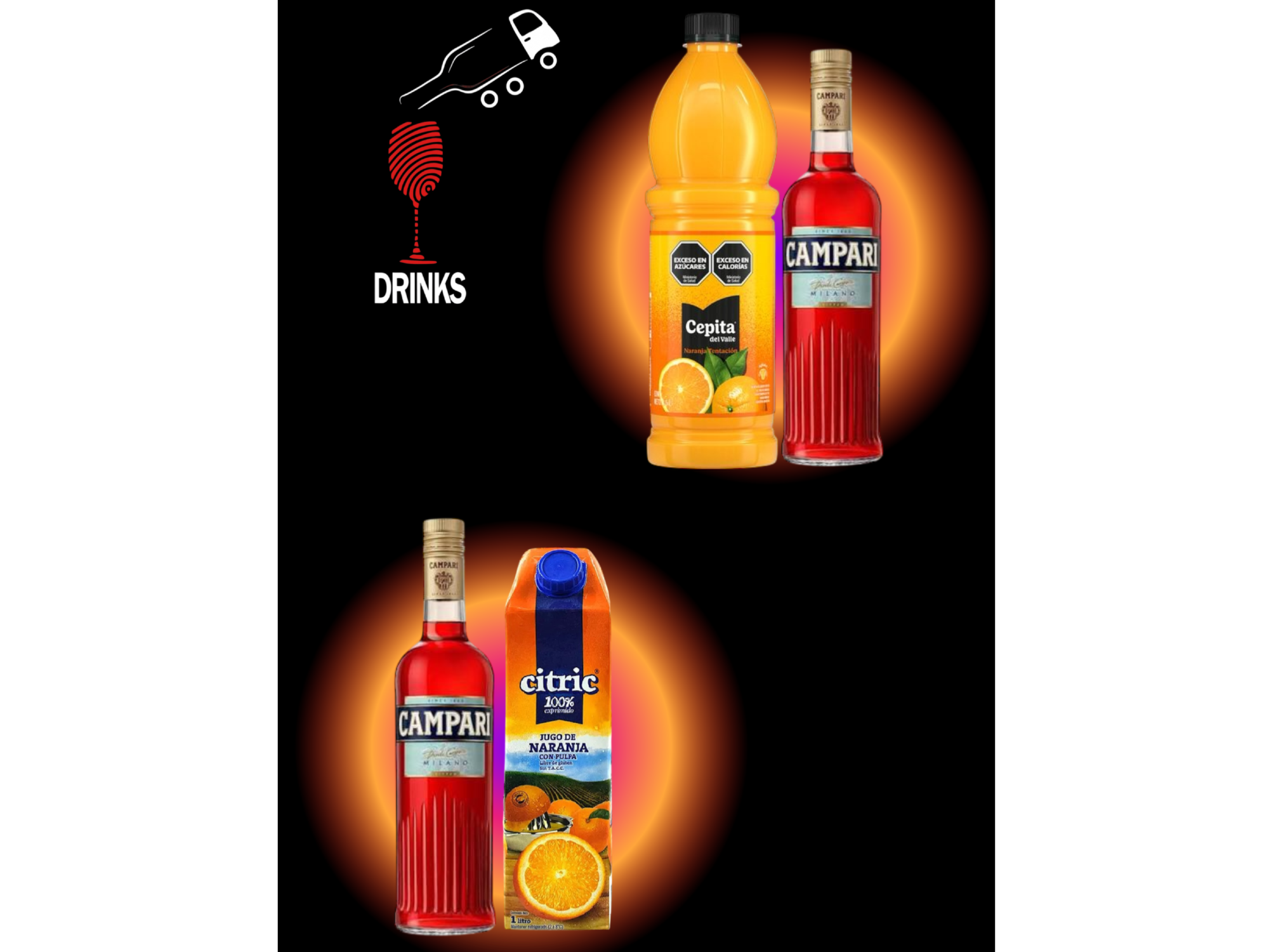Campari + jugó a elección