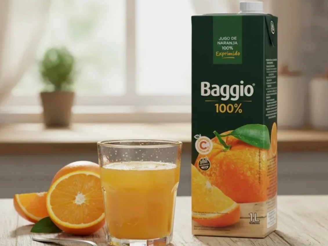 Jugo de naranja Baggio