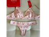 Conjunto triangulo con estampa