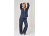 Pijama camisero de seda