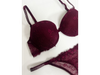 Conjunto de puntilla y breteles con strass