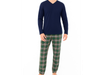 Pijama de Hombre Viyela escote en V
