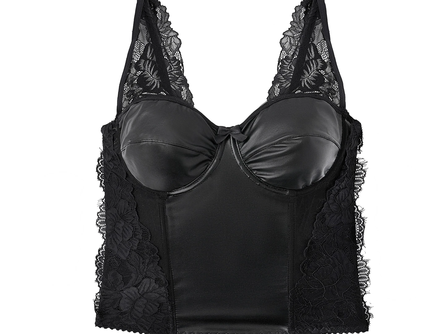 CONJUNTO CORSET+ MICRO EFECTO CUERO