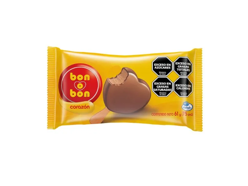 HELADO CORAZON BON O BON