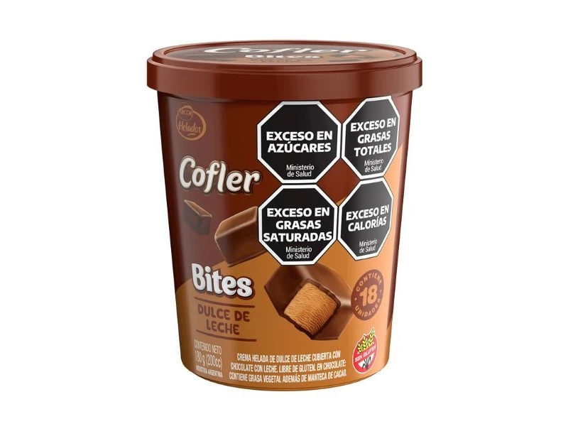 BOMBONCITOS HELADOS COFLER DULCE DE LECHE